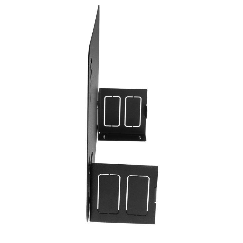 Держатель для хранения роутера с регулировкой размеров настенный черн. Rexant 38-0713