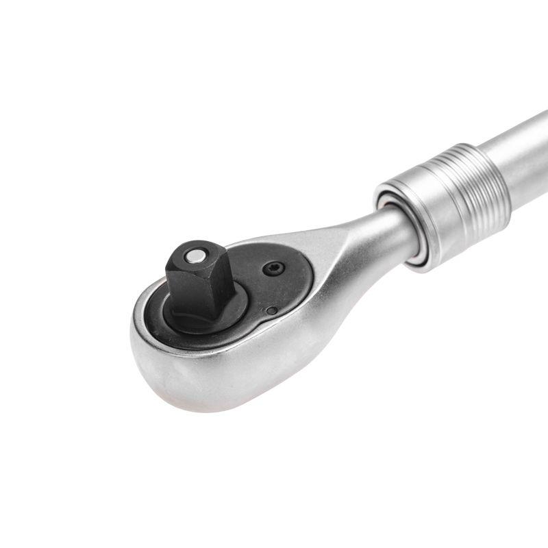 Ключ телескопический трещоточный 1/2 330-460мм CrV двухкомпонентная рукоятка Kranz KR-12-8411