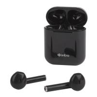 Гарнитура-Bluetooth BI1600 сенсорная ultra slim с зар. кейсом черн. Intro Б0044835