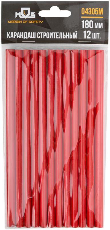 Карандаши строительные 180мм (уп.12шт) FIT 04305М