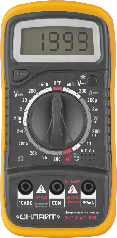 Мультиметр 90 080 ОMT-Mm01-830L (830L) ОНЛАЙТ 90080