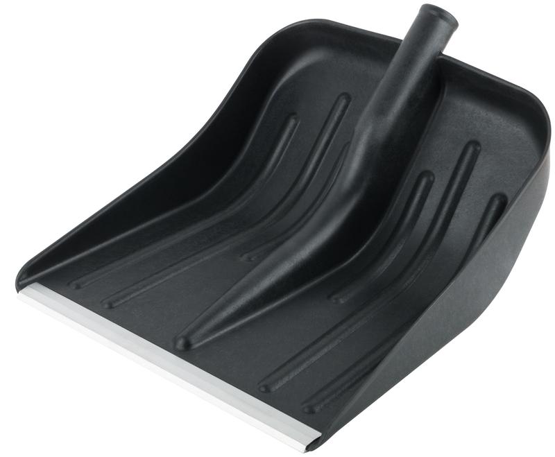 Лопата для уборки снега малая 360х400мм без черенка пластик. 68098