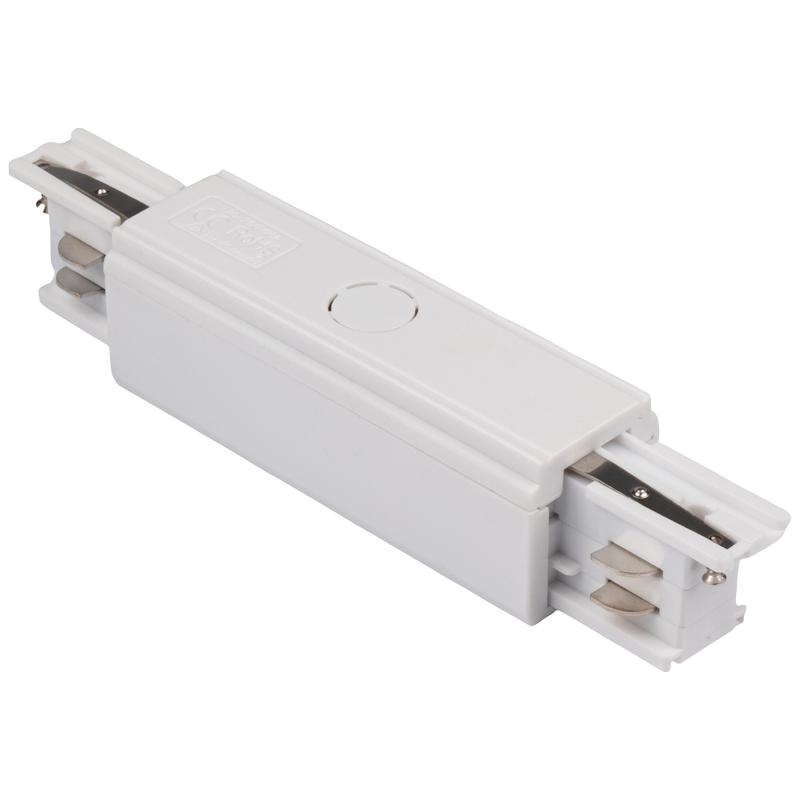 Аксессуар к шинопроводу трехфазному 3P PTR CI-WH LONG коннектор Pro+ бел. JazzWay 5063051