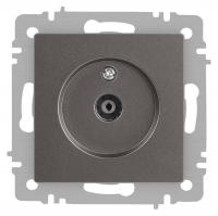 Розетка Accent 6-301-09 TV одиночная IP20 СУ титан Intro Б0063618