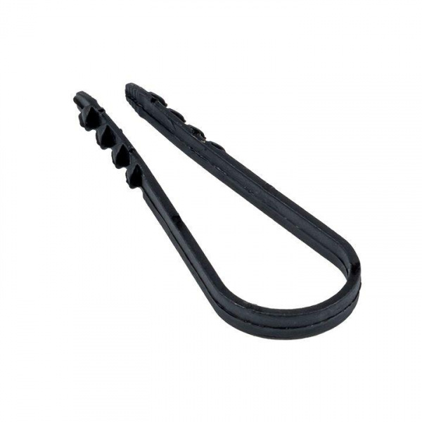 Дюбель-хомут d19-25мм для круглого кабеля черн. (уп.50шт) PROxima EKF plc-ncs50-19x25b
